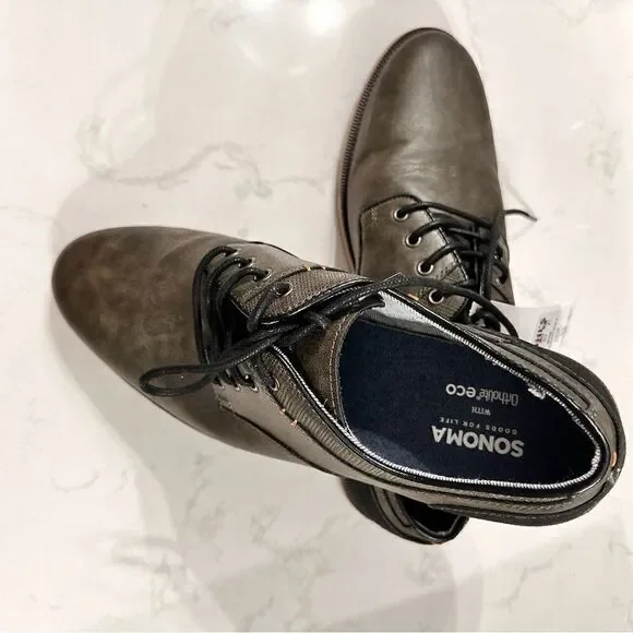 SONOMA Goods For Life® Freer Men's Dress Shoes in the Size 11M in Slate Color - Picture 12 of 12